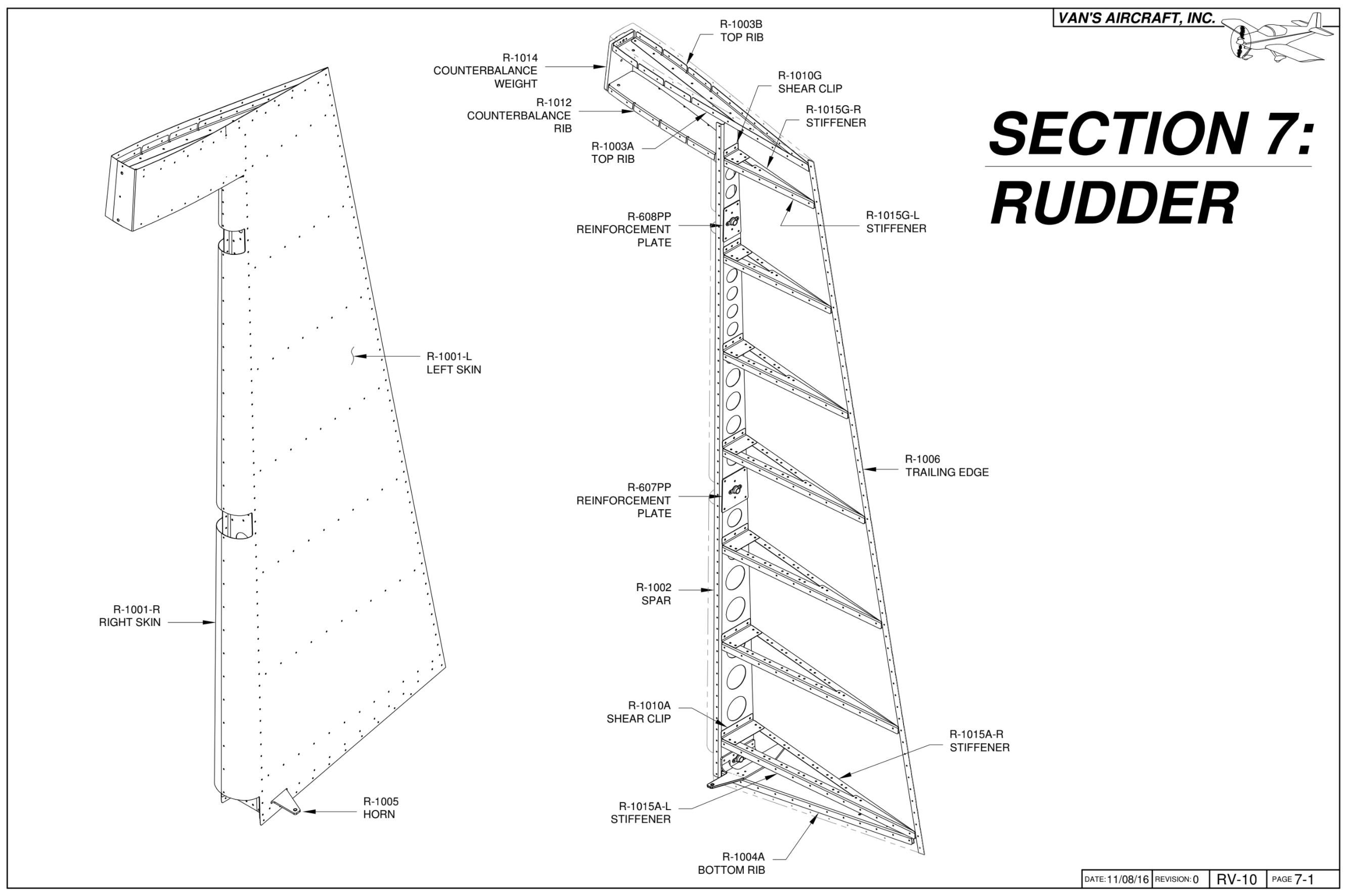 Build Started! The Rudder… – Builder's Log